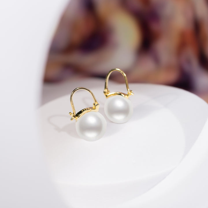 Elegant Freshwater Pearl Earrings WE00254 - PEARLY LUSTRE