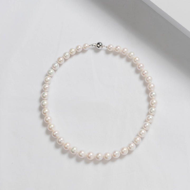 Elegant 18K Gold Edison Pearl Necklace KN00024 - PEARLY LUSTRE