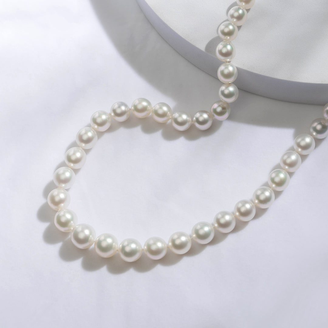 18k Gold 10-13mm South Sea Pearl Necklace KN00087 - PEARLY LUSTRE