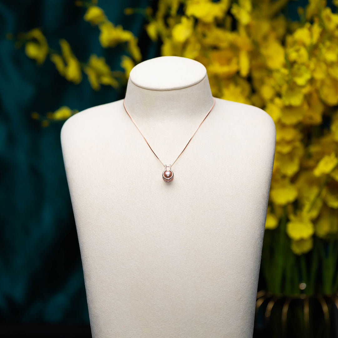 New Yorker Freshwater Pearl Necklace WN00328 - PEARLY LUSTRE