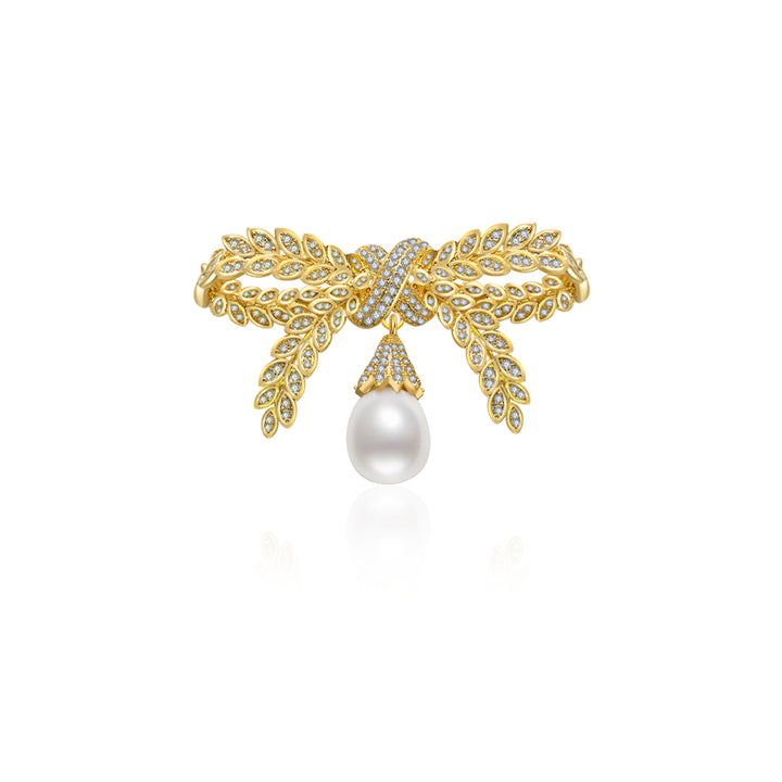 Passion for Life Freshwater Pearl Brooch WC00034 - PEARLY LUSTRE