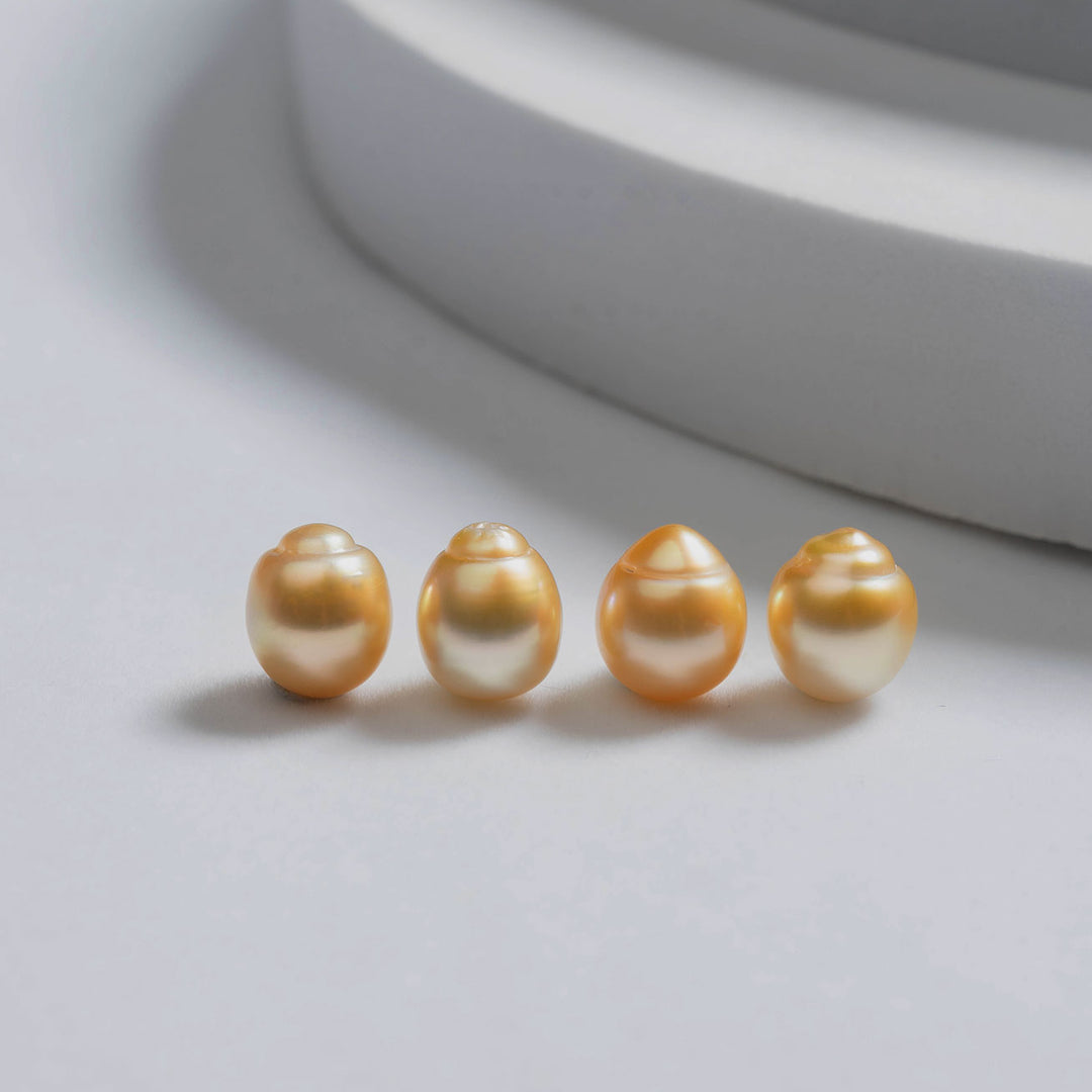 Second Grade Baroque Golden Saltwater Pearl WA00020 - PEARLY LUSTRE