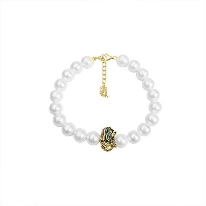 Merlion Freshwater Pearl Bracelet WB00082 | New Yorker - PEARLY LUSTRE