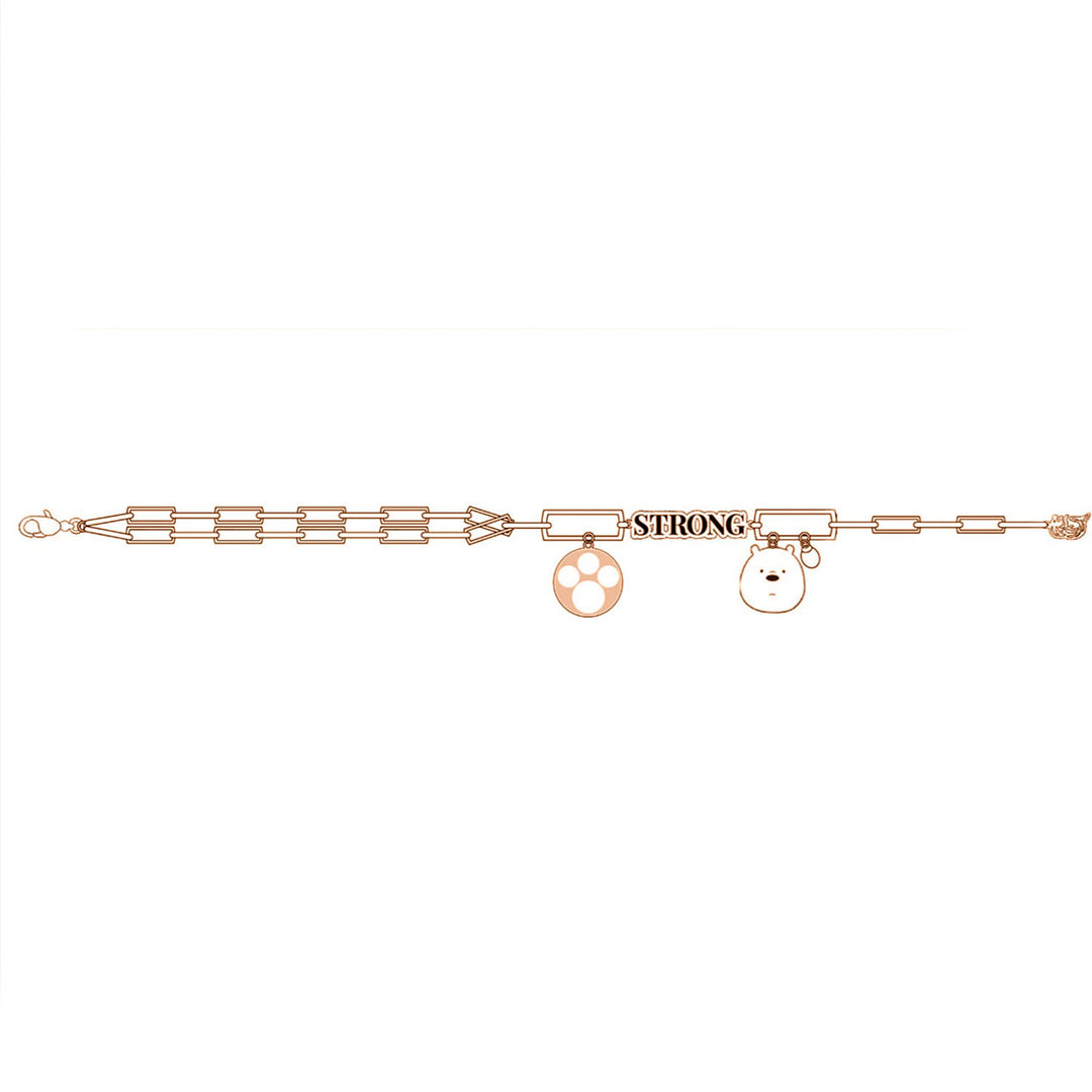 Bear W-Bracelet - Gold – ELKEL