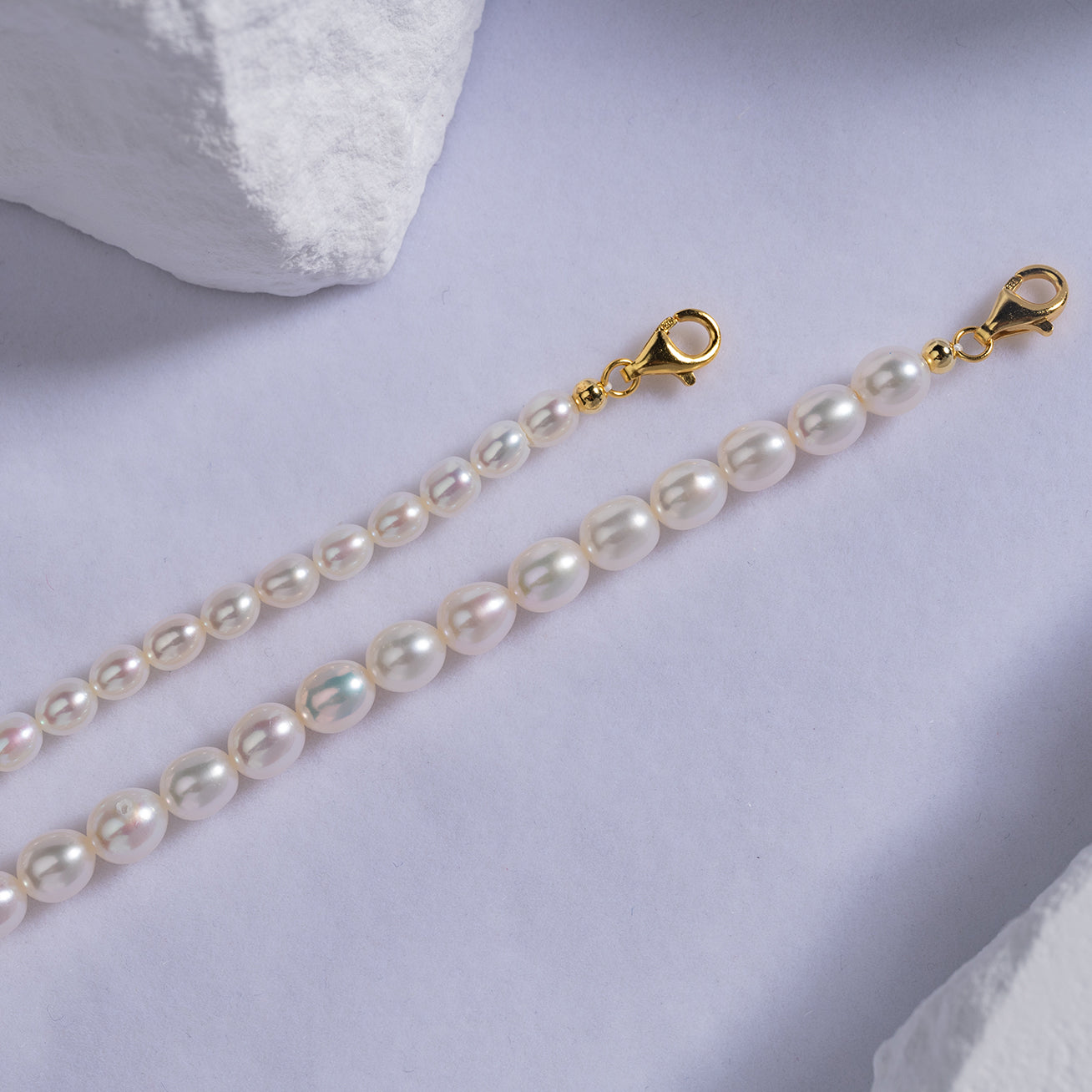 New Yorker Freshwater Pearl Bracelet WB00124 - PEARLY LUSTRE