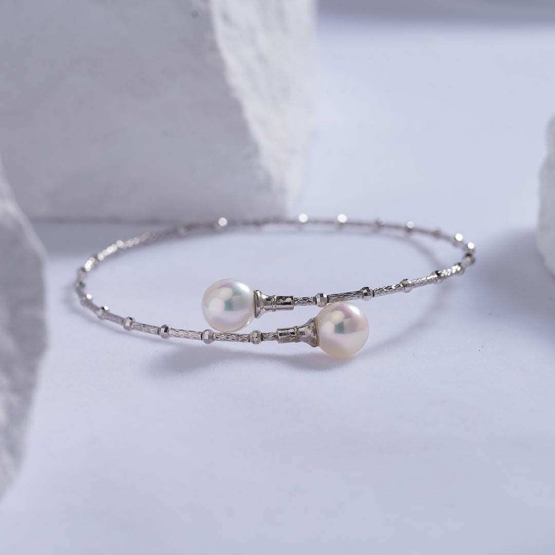 Elegant Freshwater Pearl Bracelet WB00146 - PEARLY LUSTRE
