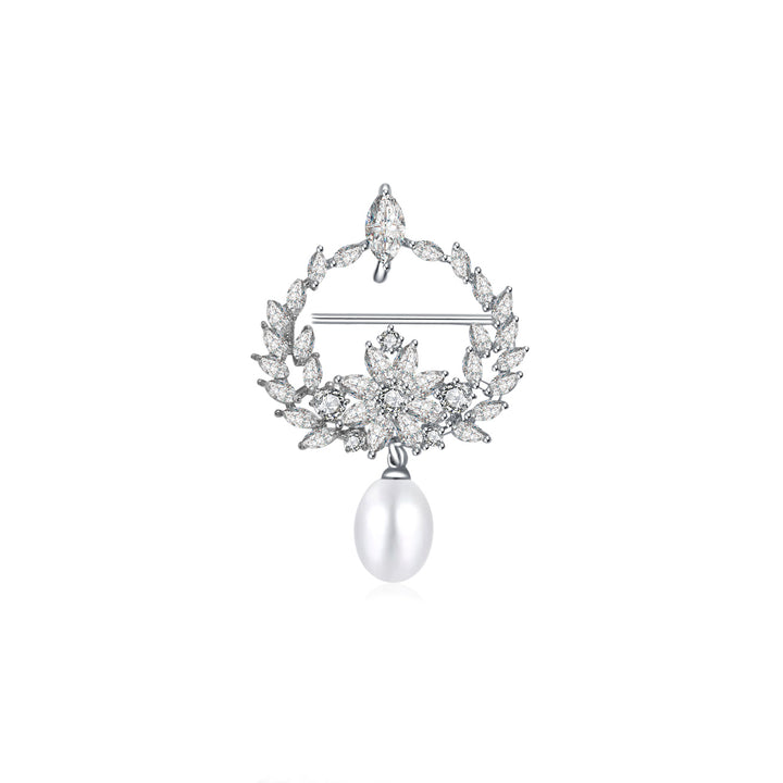 Garden City Freshwater Pearl Brooch WC00037 | Passion for Life Collection - PEARLY LUSTRE
