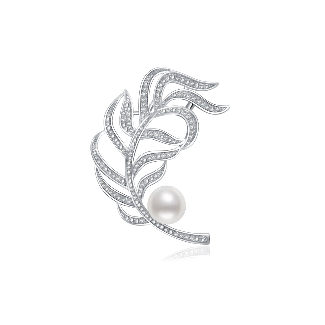 Passion for Life Freshwater Pearl Brooch WC00049 - PEARLY LUSTRE