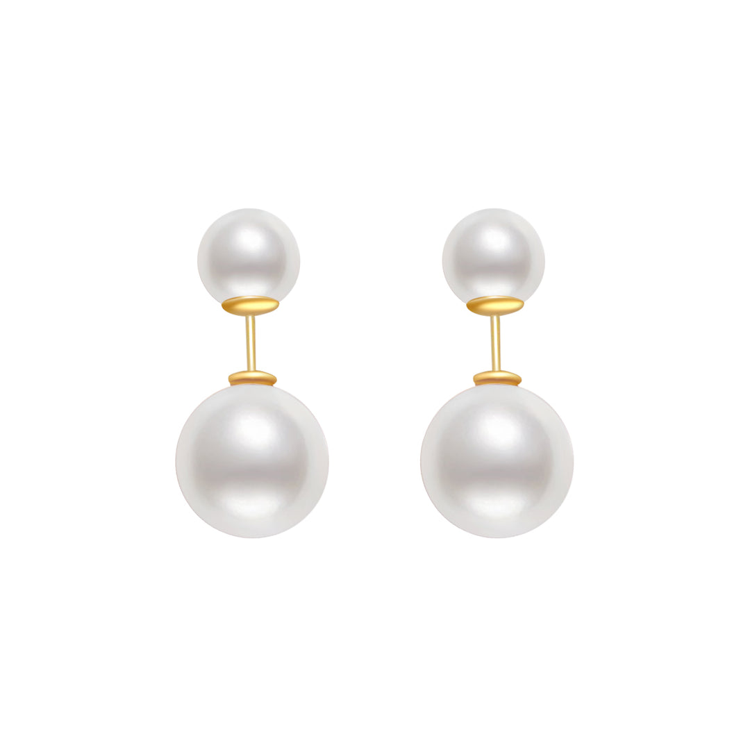 Interchangeable Pearl Earrings WE00038 | Possibilities - PEARLY LUSTRE