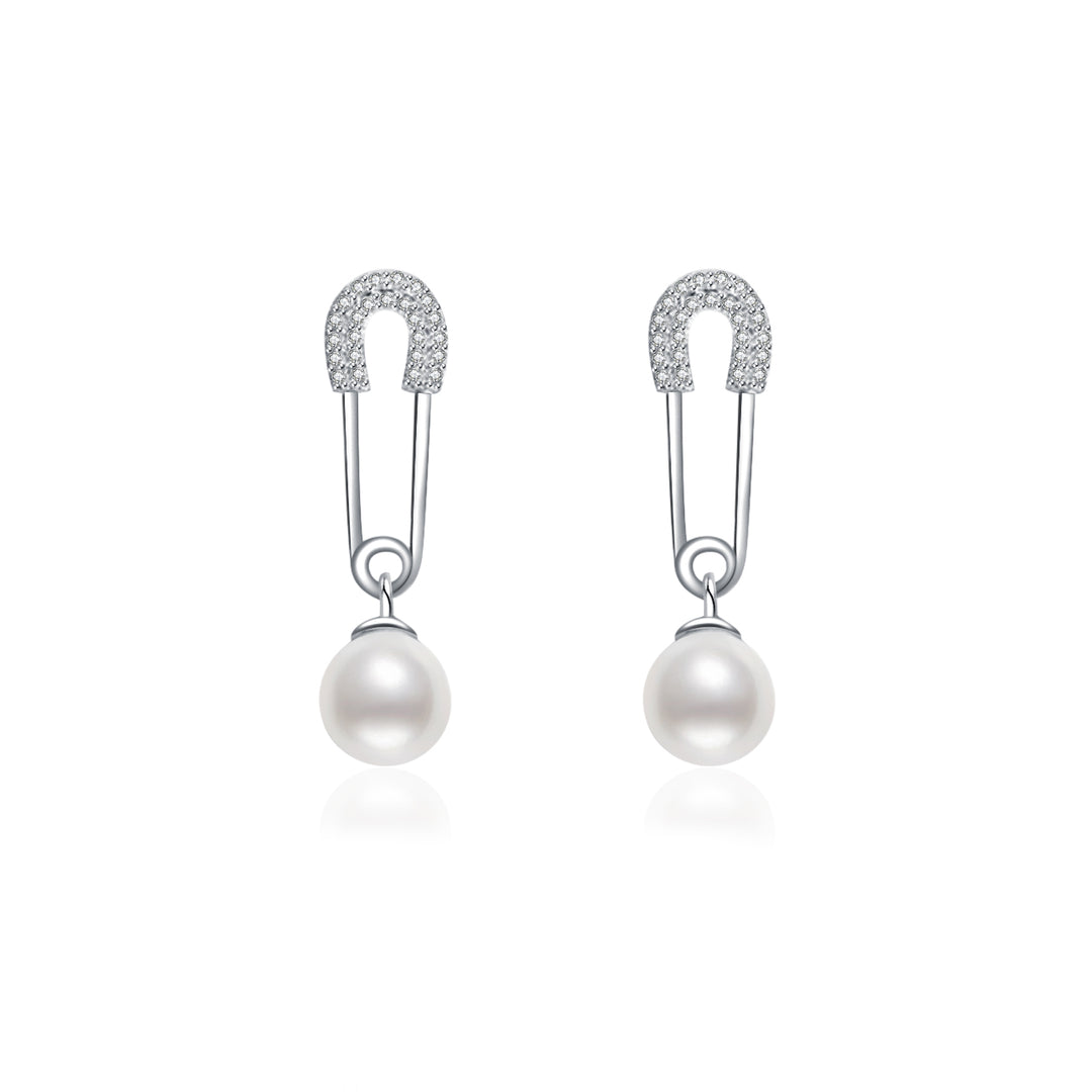 New Yorker Freshwater Pearl Earrings WE00088 - PEARLY LUSTRE