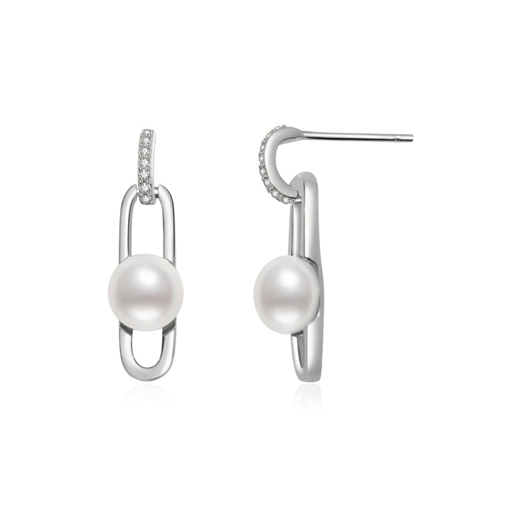 New Yorker Freshwater Pearl Earrings WE00136 - PEARLY LUSTRE