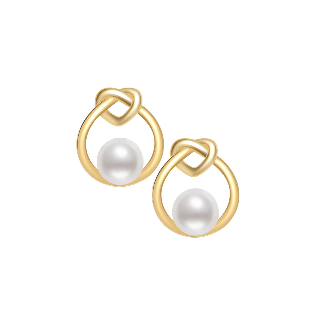 New Yorker Freshwater Pearl Earrings WE00180 - PEARLY LUSTRE