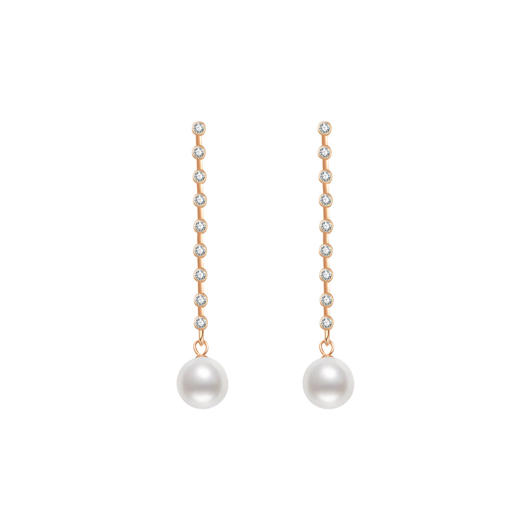 New Yorker Freshwater Pearl Earrings WE00368 - PEARLY LUSTRE