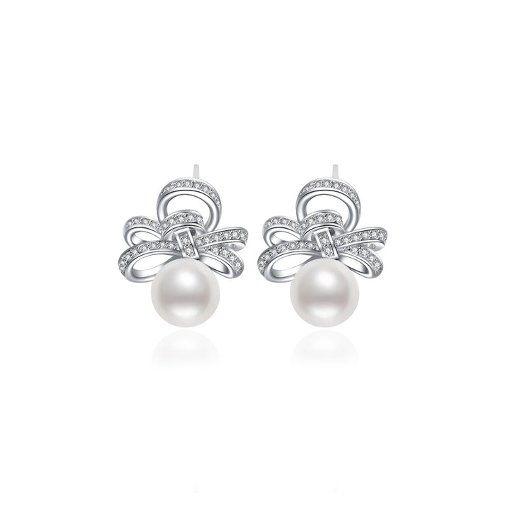 Elegant Freshwater Pearl Earrings WE00206 - PEARLY LUSTRE
