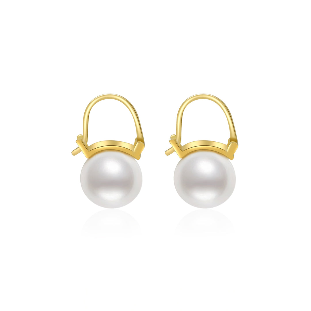 Elegant Freshwater Pearl Earrings WE00254 - PEARLY LUSTRE