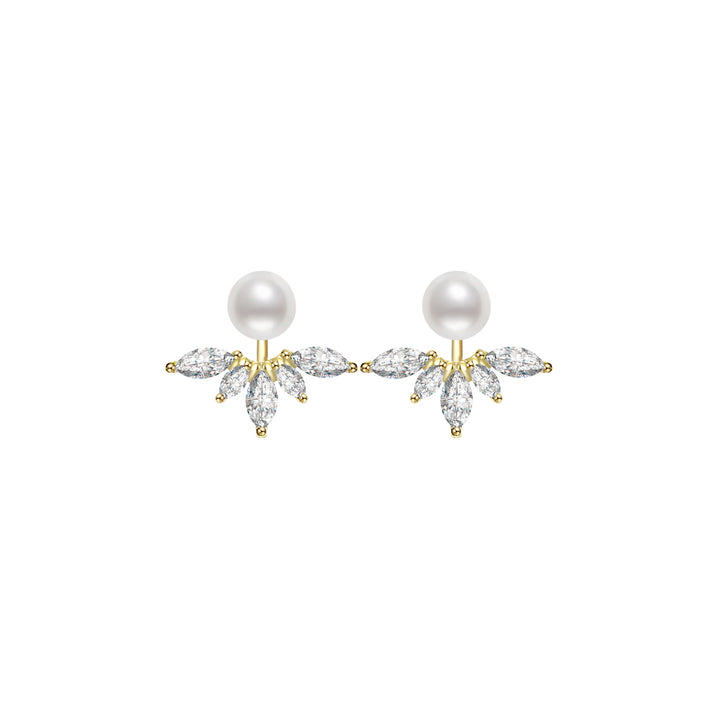Elegant Freshwater Pearl Earrings WE00260 - PEARLY LUSTRE