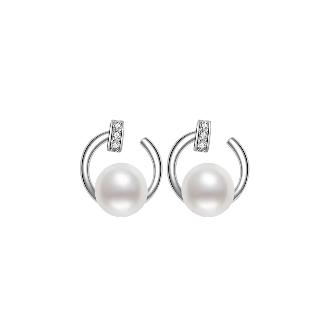 New Yorker Freshwater Pearl Earrings WE00293 - PEARLY LUSTRE