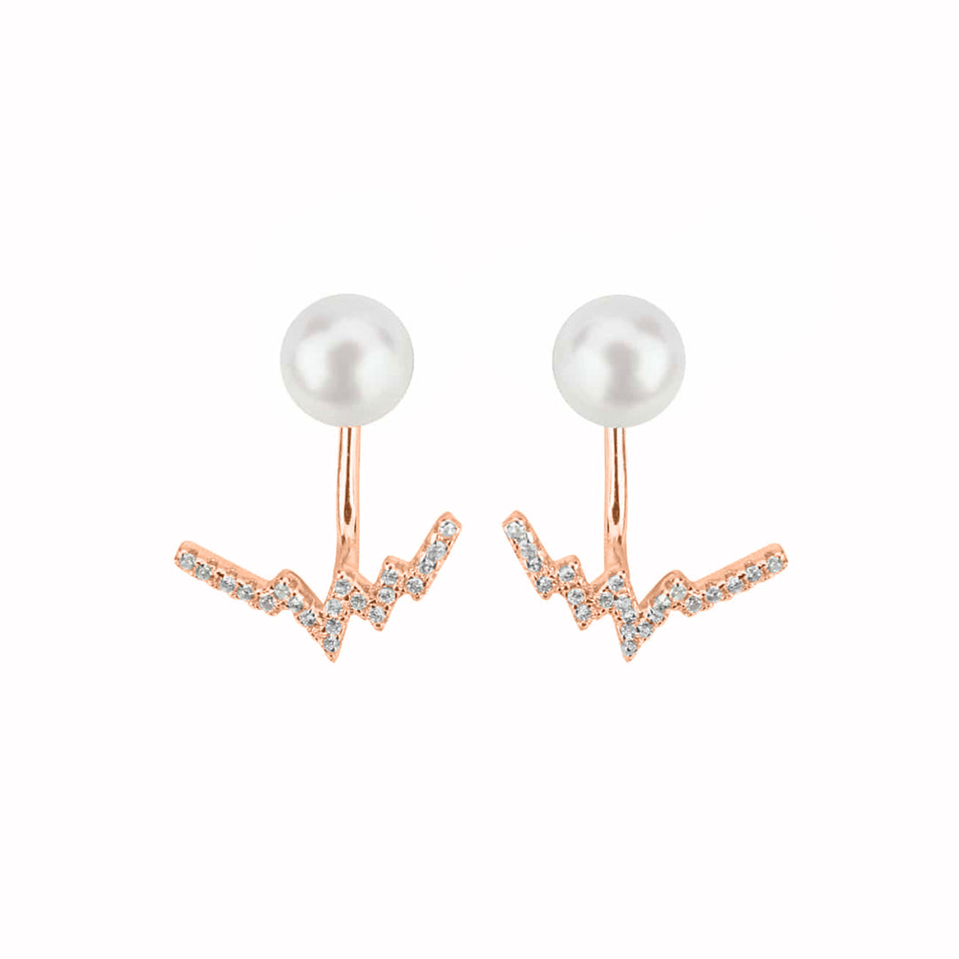 New Yorker Freshwater Pearl Earrings WE00339 - PEARLY LUSTRE