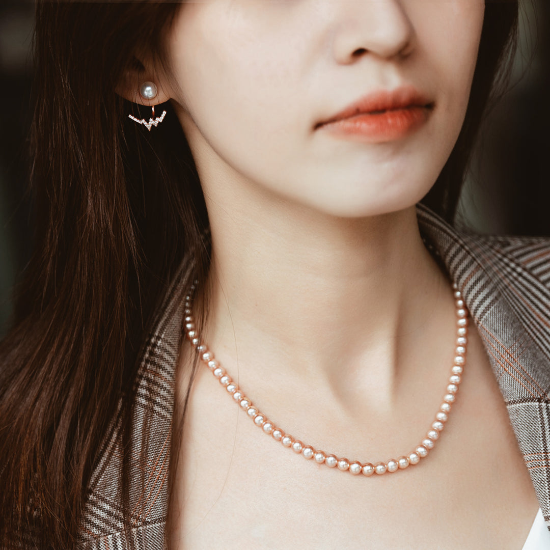 New Yorker Freshwater Pearl Earrings WE00339 - PEARLY LUSTRE