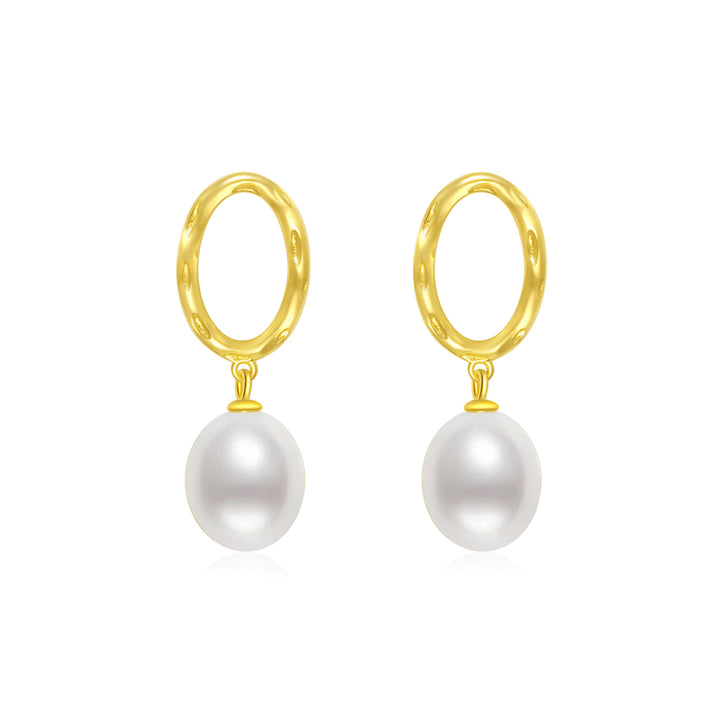 New Yorker Freshwater Pearl Earrings WE00355 - PEARLY LUSTRE