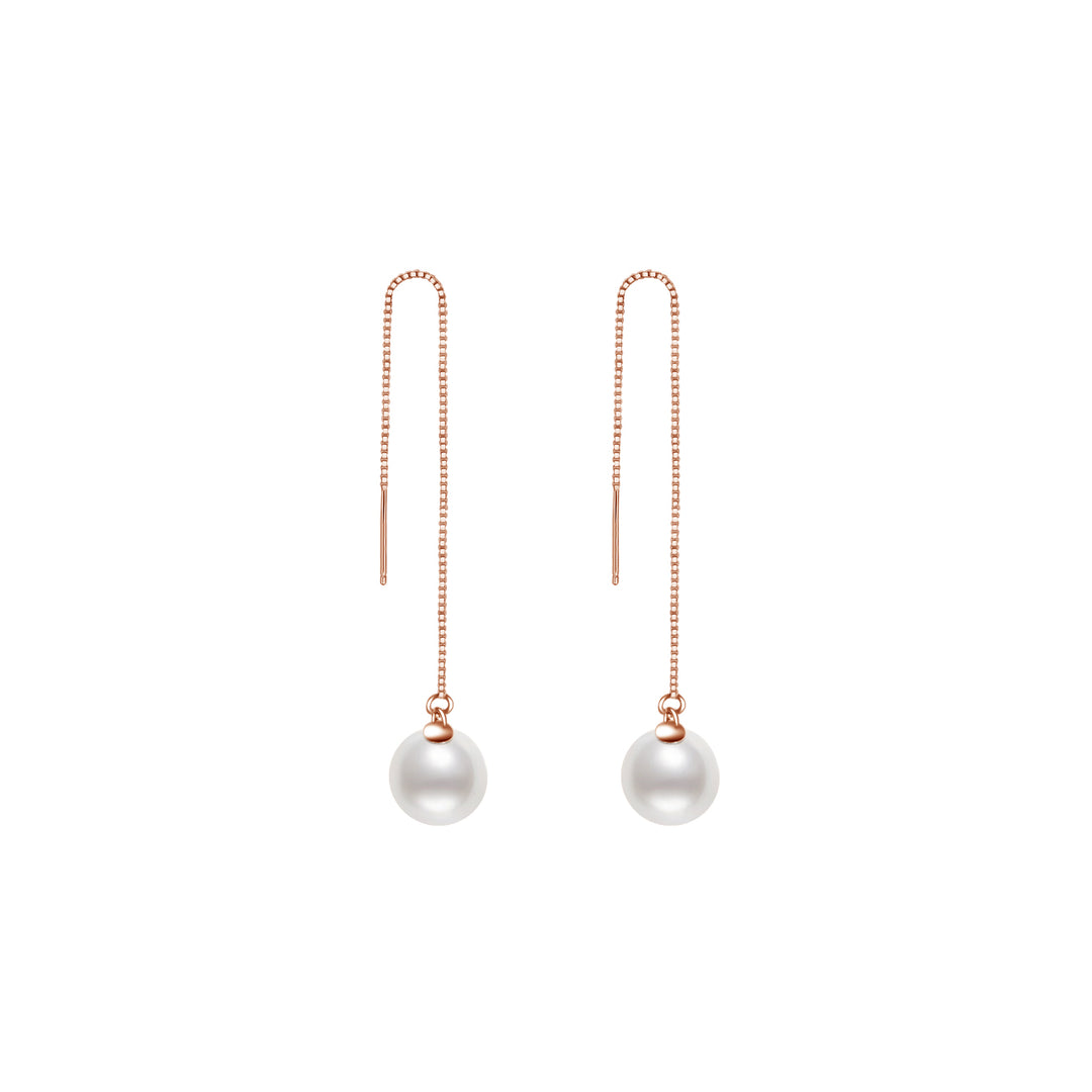 Elegant Freshwater Pearl Earrings WE00359 - PEARLY LUSTRE