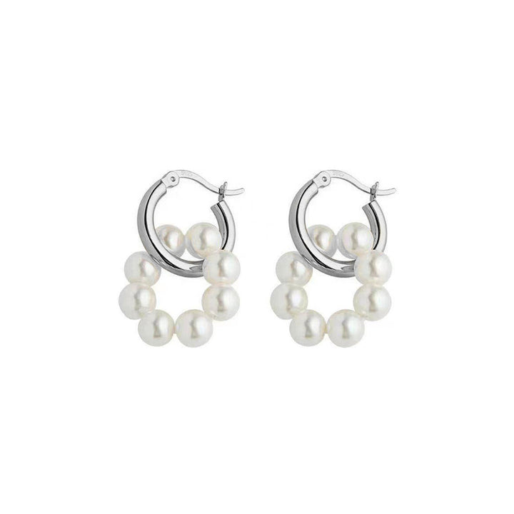 New Yorker Freshwater Pearl Earrings WE00375 - PEARLY LUSTRE