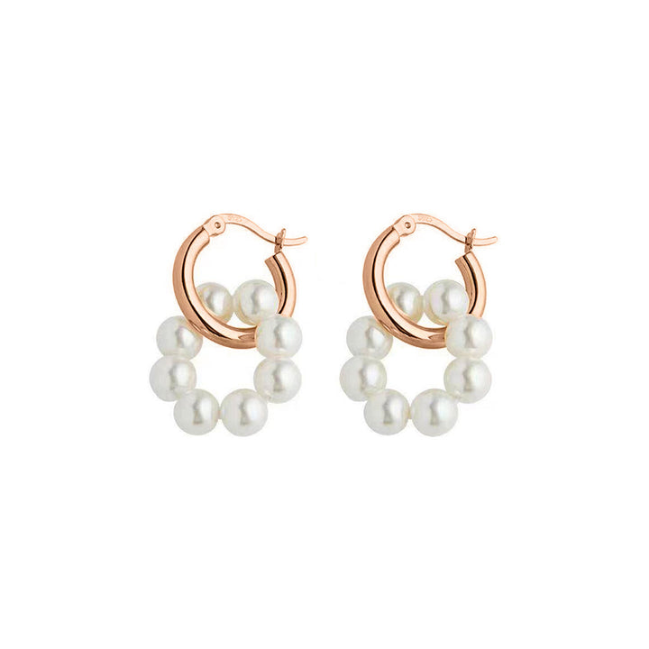 New Yorker Freshwater Pearl Earrings WE00376 - PEARLY LUSTRE