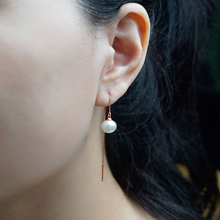 Elegant Freshwater Pearl Earrings WE00359 - PEARLY LUSTRE