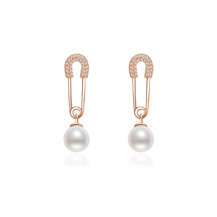 New Yorker Freshwater Pearl Earrings WE00409 - PEARLY LUSTRE