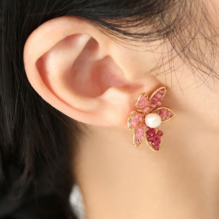 Elegant Freshwater Pearl Earrings WE00413 | Vanda Miss Joaquim - PEARLY LUSTRE