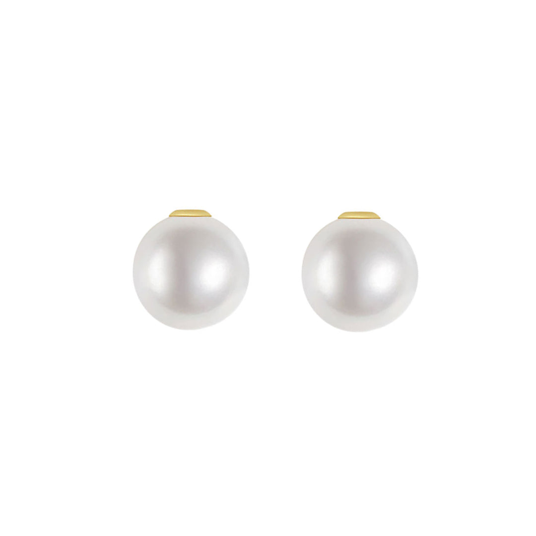 Interchangeable 18k Pearl Earrings KE00041 | Possibilities - PEARLY LUSTRE