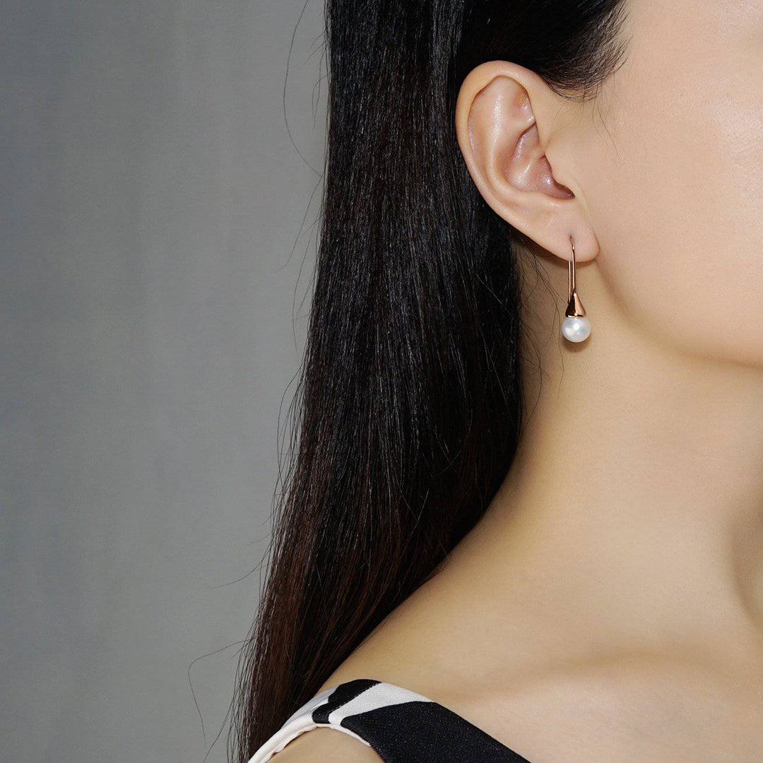 Elegant Freshwater Pearl Earrings WE00434 - PEARLY LUSTRE