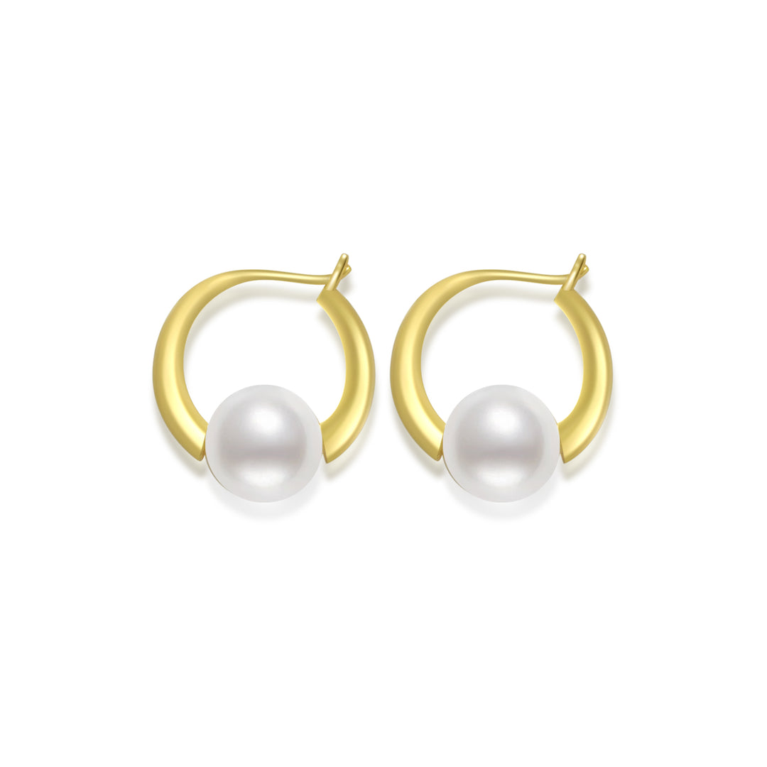 New Yorker Freshwater Pearl Earrings WE00437 - PEARLY LUSTRE