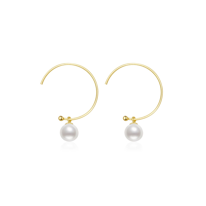 New Yorker Freshwater Pearl Earrings WE00466 - PEARLY LUSTRE