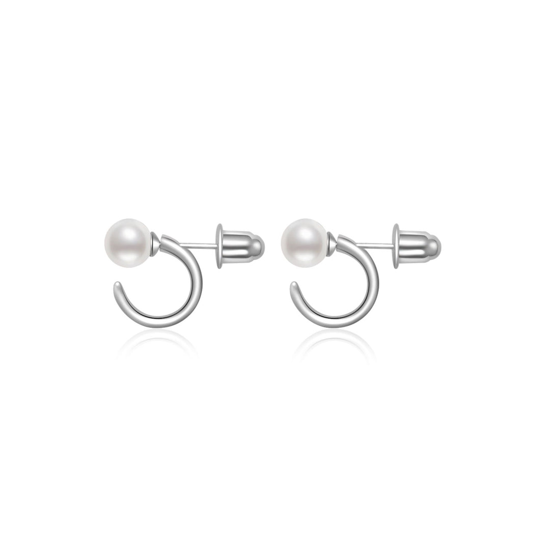 New Yorker Freshwater Pearl Earrings WE00475 - PEARLY LUSTRE