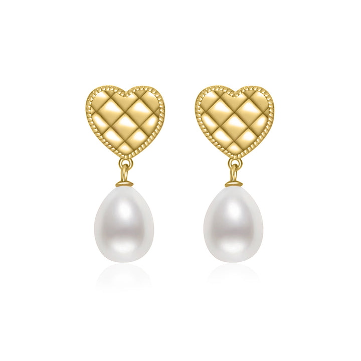 New Yorker Freshwater Pearl Earrings WE00488 - PEARLY LUSTRE