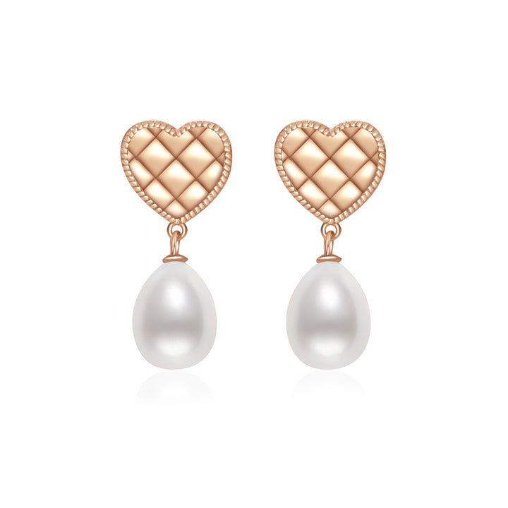 New Yorker Freshwater Pearl Earrings WE00489 - PEARLY LUSTRE