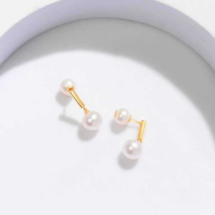 New Yorker Freshwater Pearl Earrings WE00493 - PEARLY LUSTRE