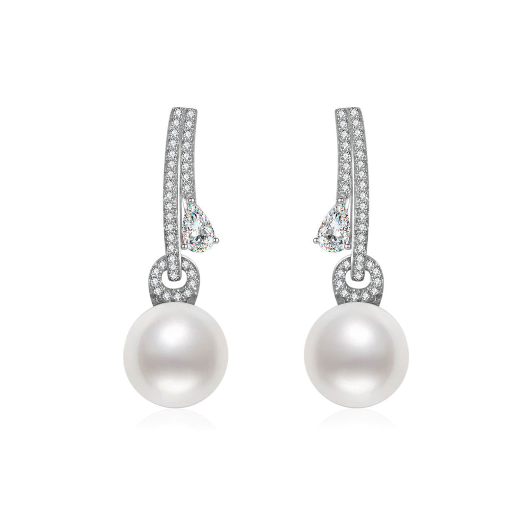 Elegant Edison Pearl Earrings WE00501 - PEARLY LUSTRE