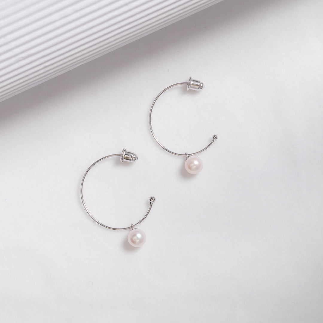 New Yorker Freshwater Pearl Earrings WE00511 - PEARLY LUSTRE