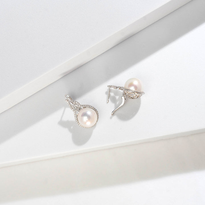 Elegant Edison Pearl Earrings WE00514 - PEARLY LUSTRE