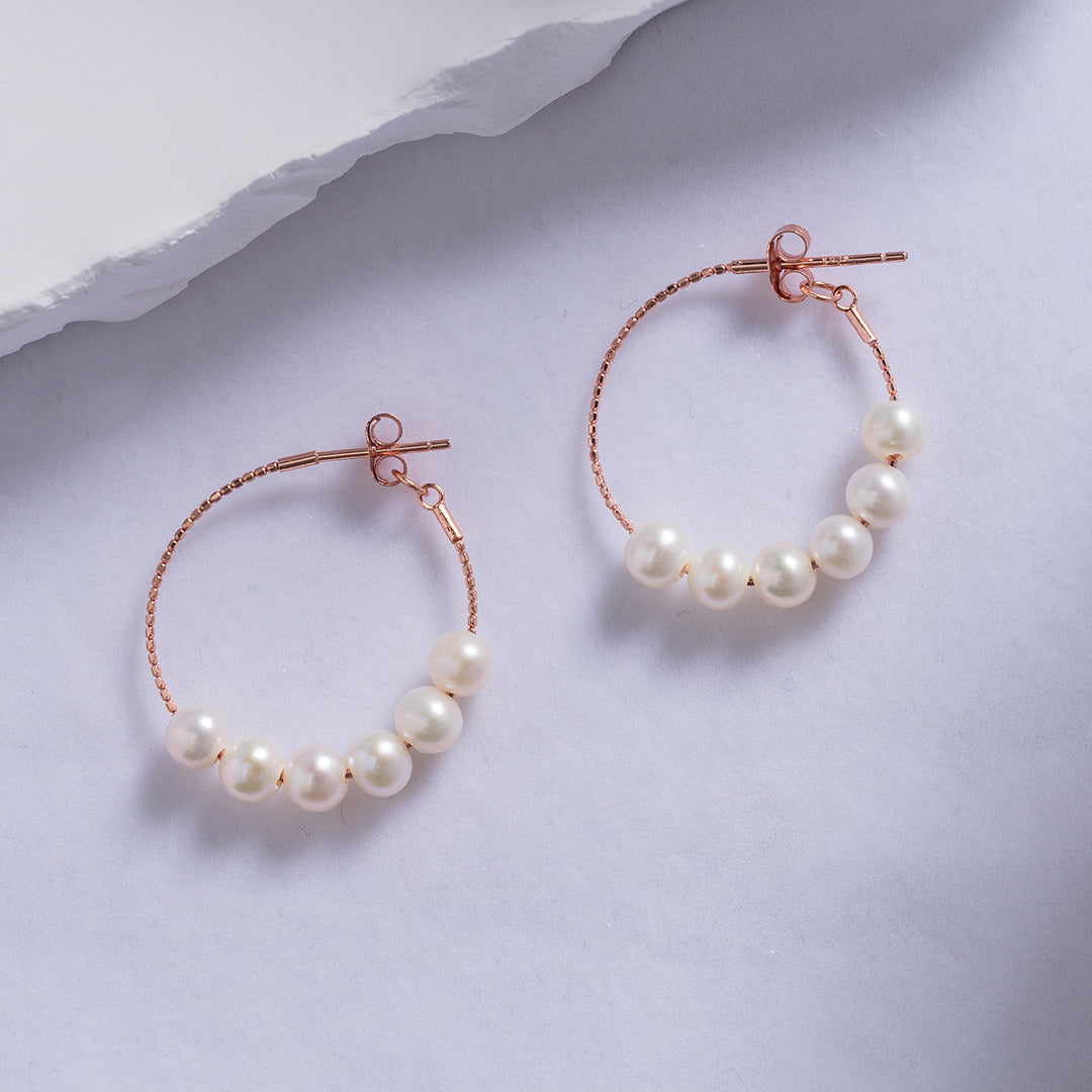 New Yorker Freshwater Pearl Earrings WE00527 - PEARLY LUSTRE
