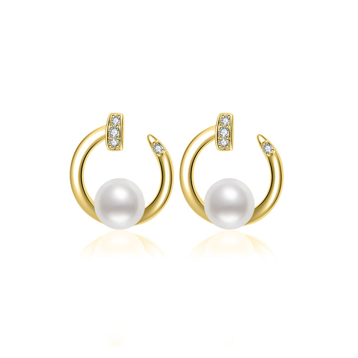 New Yorker Freshwater Pearl Earrings WE00539 - PEARLY LUSTRE