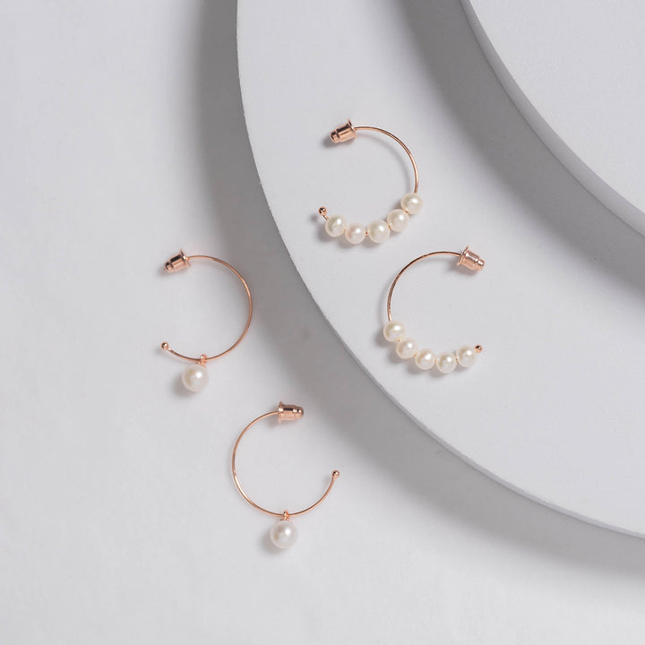 New Yorker Freshwater Pearl Earrings WE00548 - PEARLY LUSTRE