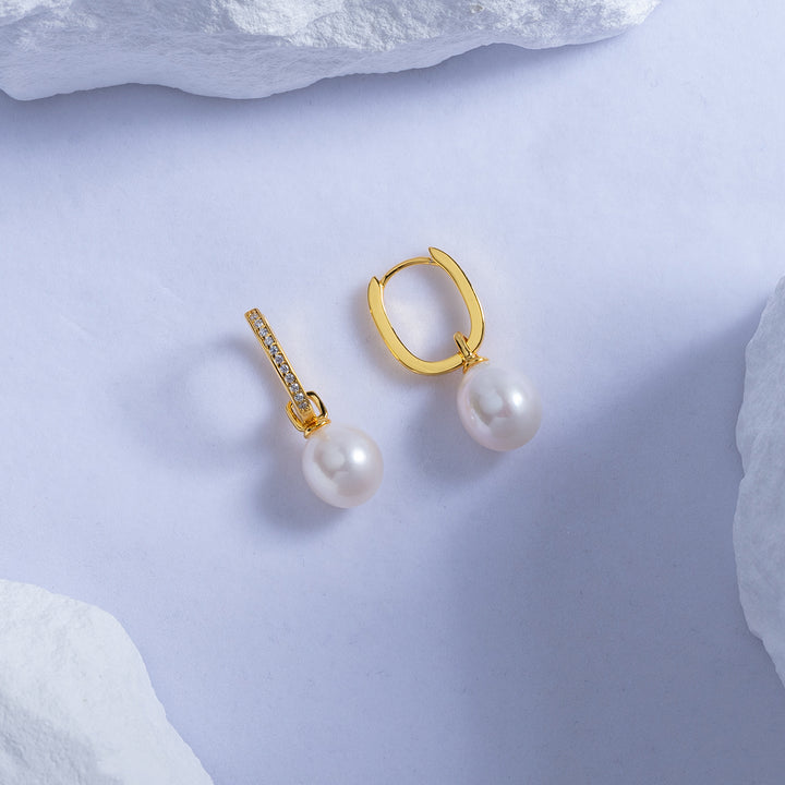 New Yorker Freshwater Pearl Earrings WE00557 - PEARLY LUSTRE