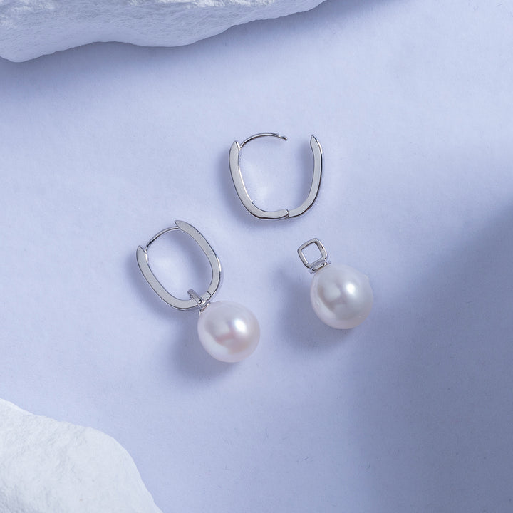 New Yorker Freshwater Pearl Earrings WE00558 - PEARLY LUSTRE