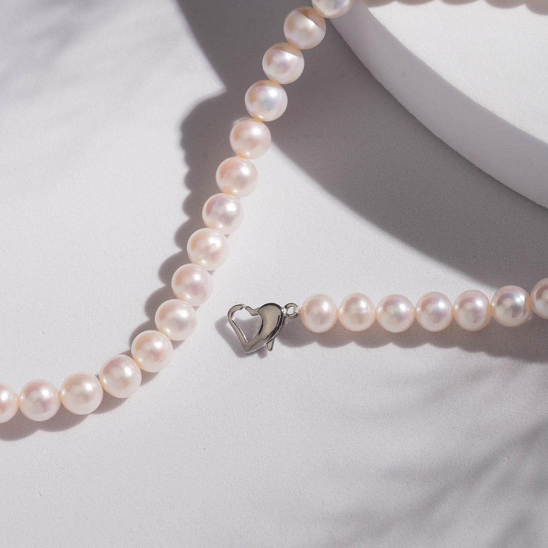 Elegant Freshwater Pearl Necklace WN00070 - PEARLY LUSTRE