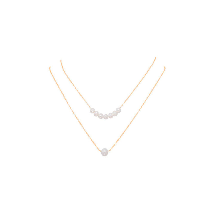 New Yorker Freshwater Pearl Necklace WN00099 - PEARLY LUSTRE