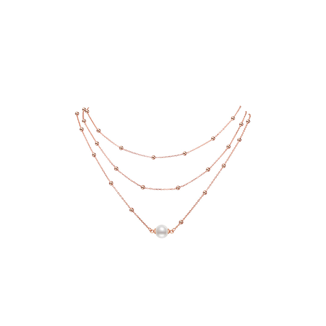 New Yorker Freshwater Pearl Necklace WN00138 - PEARLY LUSTRE