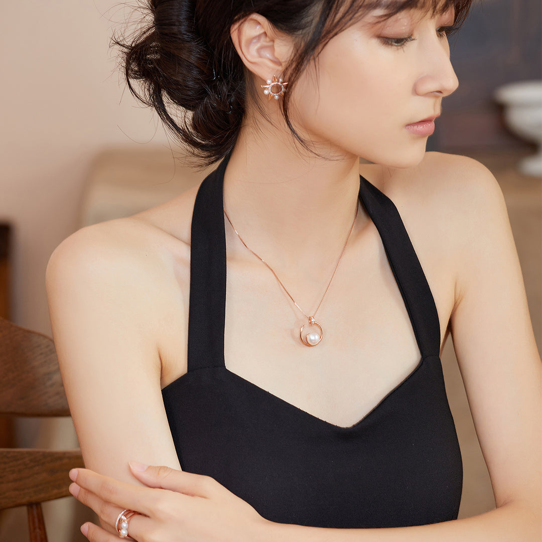 Top Lustre Freshwater Pearl Necklace WN00234 - PEARLY LUSTRE